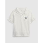 GAP Baby polo tričko piqué bílá – Sleviste.cz
