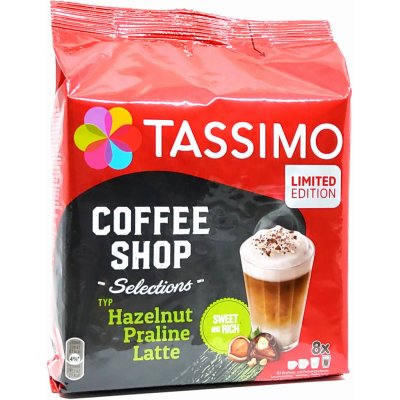 Tassimo Coffee Shop Hazelnut Praline Latte 8 ks – Zboží Mobilmania