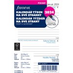 Filofax Týdenní kalendář 2024 náplň do kapesních diářů A7 – Zbozi.Blesk.cz