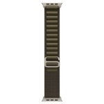 Apple Watch 49mm tmavě olivový Alpský tah - Small - provedení z přírodního titanu MK794ZM/A – Zboží Živě