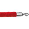 Plotové vzpěry AHProfi Luxusní lano k ohrazení 180cm červené s chromem - 221020230