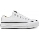 Converse boty Ct All Star Leather Platfo bílá