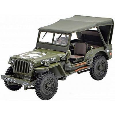 Cararama Jeep Willys Ton Military Vehicle 4x4 1:43 1:4