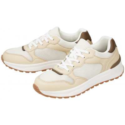 esmara Dámská obuv „Sneaker" béžová/hnědošedá – Zboží Mobilmania