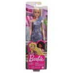 Barbie Blondýna v modrých třpytivých šatech – Zboží Mobilmania