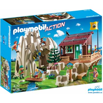 Playmobil 9126 Horolezecká stěna s horskou chatou