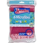 Spontex Mosaik mikroutěrka 6 ks – HobbyKompas.cz