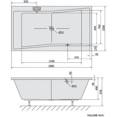 Polysan QUEST 180 x 100 cm 78511 – Zboží Mobilmania