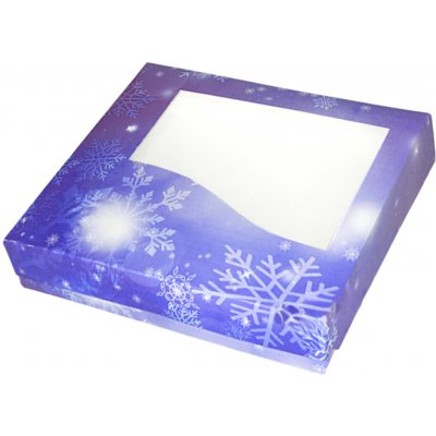 Krabice na vánoční cukroví 25 x 22 x 5 cm, 1kg – Zbozi.Blesk.cz