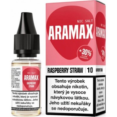 Aramax Salt Raspberry Straw 10 ml 10 mg – Zboží Mobilmania