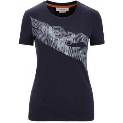 Icebreaker Central Classic SS tee St Anton Midnight Navy