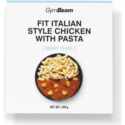 GymBeam FIT Kuřecí s těstovinami na italský způsob Ready to eat 420 g – Zboží Dáma GymBeam FIT Kuřecí s těstovinami na italský způsob Ready to eat 420 g – Zboží Dáma