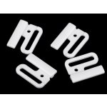 Plavkové zapínání šíře 25 mm plastové - bílá (100 pár) – Sleviste.cz