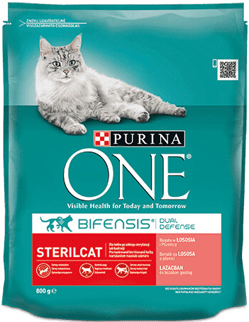 Purina ONE Sterilcat s losos a pšenice 1,4 kg