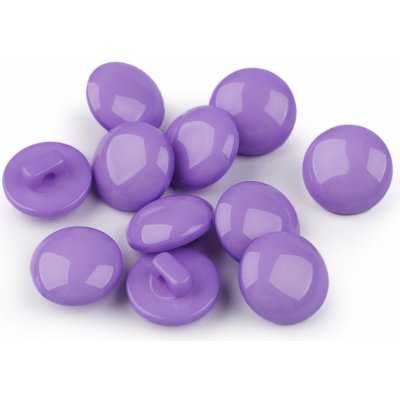 Pro Háčkování Knoflík kulatý fialový 12,5 mm 10 ks – Hledejceny.cz