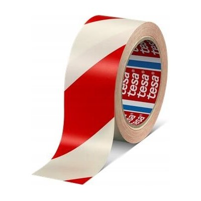 Tesa výstražná páska 33 m x 50 mm bílo-červená – Hledejceny.cz