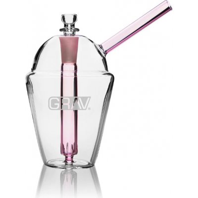 GRAV® Skleněný bong Slush Cup 17 cm Jantarová – Hledejceny.cz