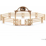 Schleich 42434 ohrada pro koně se vstupní branou – Zboží Dáma