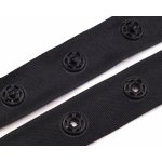 Stoklasa zapínání na body 090740/2 18mm, plastové druky, černá, metráž – Zboží Dáma