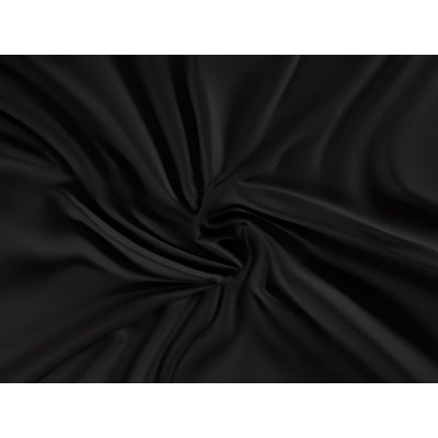 Kvalitex satén prostěradlo Luxury Collection černé 100x200x15 – Zboží Mobilmania