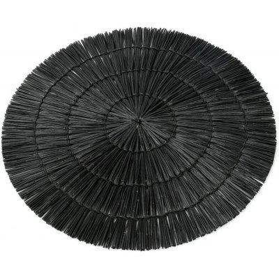 Bazar Bizar prostírání Alang Alang Round Black 38cm – Zbozi.Blesk.cz