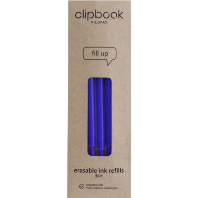 Filofax náplň do gumovacího pera Clipbook modrá 149012 – Zboží Živě