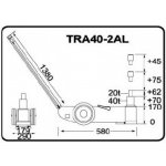 AHProfi Pneumatický pojízdný zvedák 40t/20t TRA40-2AL | Zboží Auto