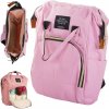 Taška na kočárek Iso Trade Rodičovský batoh s termokapsou růžový
