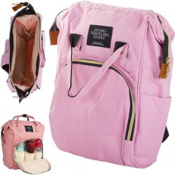 Iso Trade Rodičovský batoh s termokapsou růžový