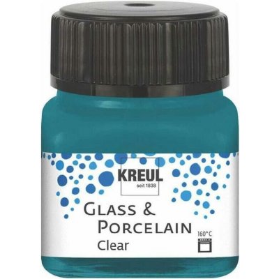 Kreul Barva na sklo a porcelán clear 20 ml TYRKYSOVÁ – Sleviste.cz