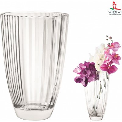 VIDIVI VIDIVI, skleněná váza DIVA, průměr 17,5 cm, výška 30 cm – Hledejceny.cz