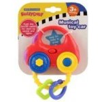 Teddies Chrastítko auto plast 10x11cm na baterie se zvukem světlem – Sleviste.cz