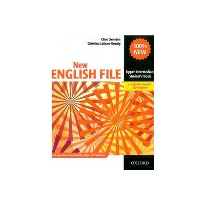 New English File Upper-intermediate Student's Book - S anglicko-čekým slovníčkem - Clive Oxenden – Zboží Mobilmania