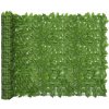 Stínící textilie zahrada-XL Balkónová zástěna se zelenými listy 500 x 150 cm
