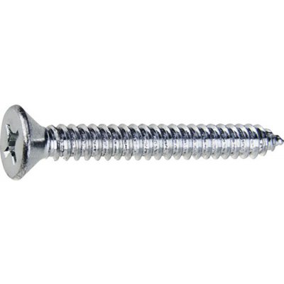 Šroub do plechu 2,9x13 PH, zapuštěná hlava, zinek bílý, 50ks – Zboží Mobilmania