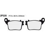 Zadní brzdové destičky Nissin Honda CBR 1000 RR Fireblade (Rad.cal) 2008 směs ST | Zboží Auto