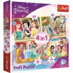 TREFL Disney princezny: Šťastný den 4v1 35,48,54,70 dílků – Hledejceny.cz