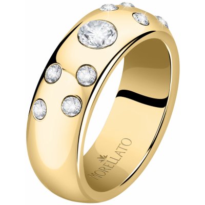 Morellato Luxusní pozlacený prsten s krystaly Poetica SAUZ380 – Hledejceny.cz