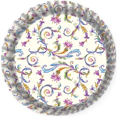 Alvarak košíčky na muffiny Béžové s květinami a spirálami 50ks 3,2x5 cm – Zboží Mobilmania