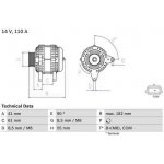 generátor BOSCH 0 986 080 710