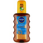 Nivea Sun Protect & Bronze olej na opalování spray podporující zhnědnutí SPF30 200 ml – Hledejceny.cz