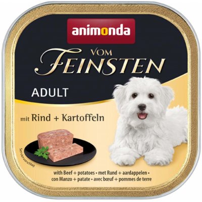Animonda Vom Feinsten Adult Dog hovězí a brambory 22 x 150 g – Sleviste.cz