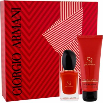 Giorgio Armani Si Passione EDP 30 ml + tělové mléko 75 ml pro ženy dárková sada