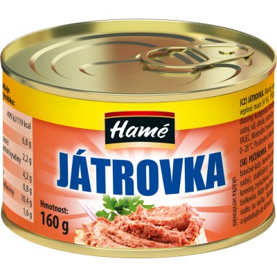 Hamé Játrovka paštika 160 g – Hledejceny.cz
