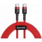 Baseus Cafule Series nabíjecí / datový kabel USB-C na USB-C PD2.0 60W Flash 2m, červená – Zboží Živě