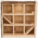 Trixie Natural Living věž bludiště na hraní pro myši a zakrslé křečky 3 poschodí 30 x 30 x 10 cm – Zboží Mobilmania
