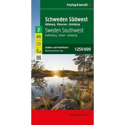 Freytag & Berndt mapa Švédsko 2 jihozápad 1:250 t.