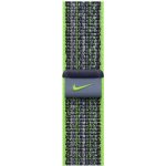 Apple Watch 41mm jasně zelený/modrý provlékací sportovní řemínek Nike MTL03ZM/A – Zboží Živě