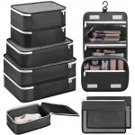 Kufryplus cestovní organizéry SN1521 černá 9 ks – Zboží Dáma