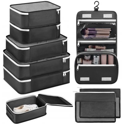 Kufryplus cestovní organizéry SN1521 černá 9 ks – Zboží Dáma